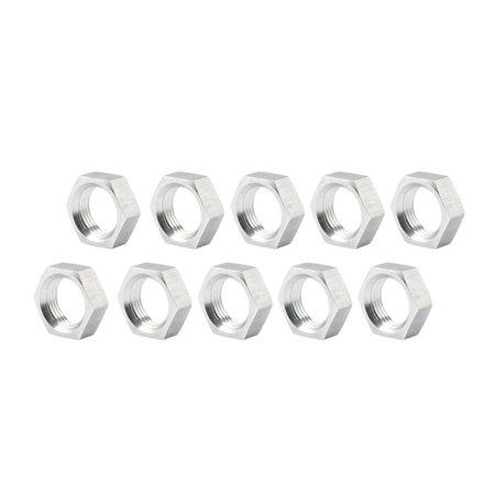 ALLSTAR 0.62-18 in. Left Hand Steel Jam Nuts, 10PK ALL18293-10